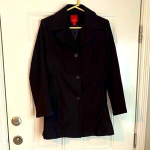 Esprit Small Trench Coat Classic black Mid-Length Design